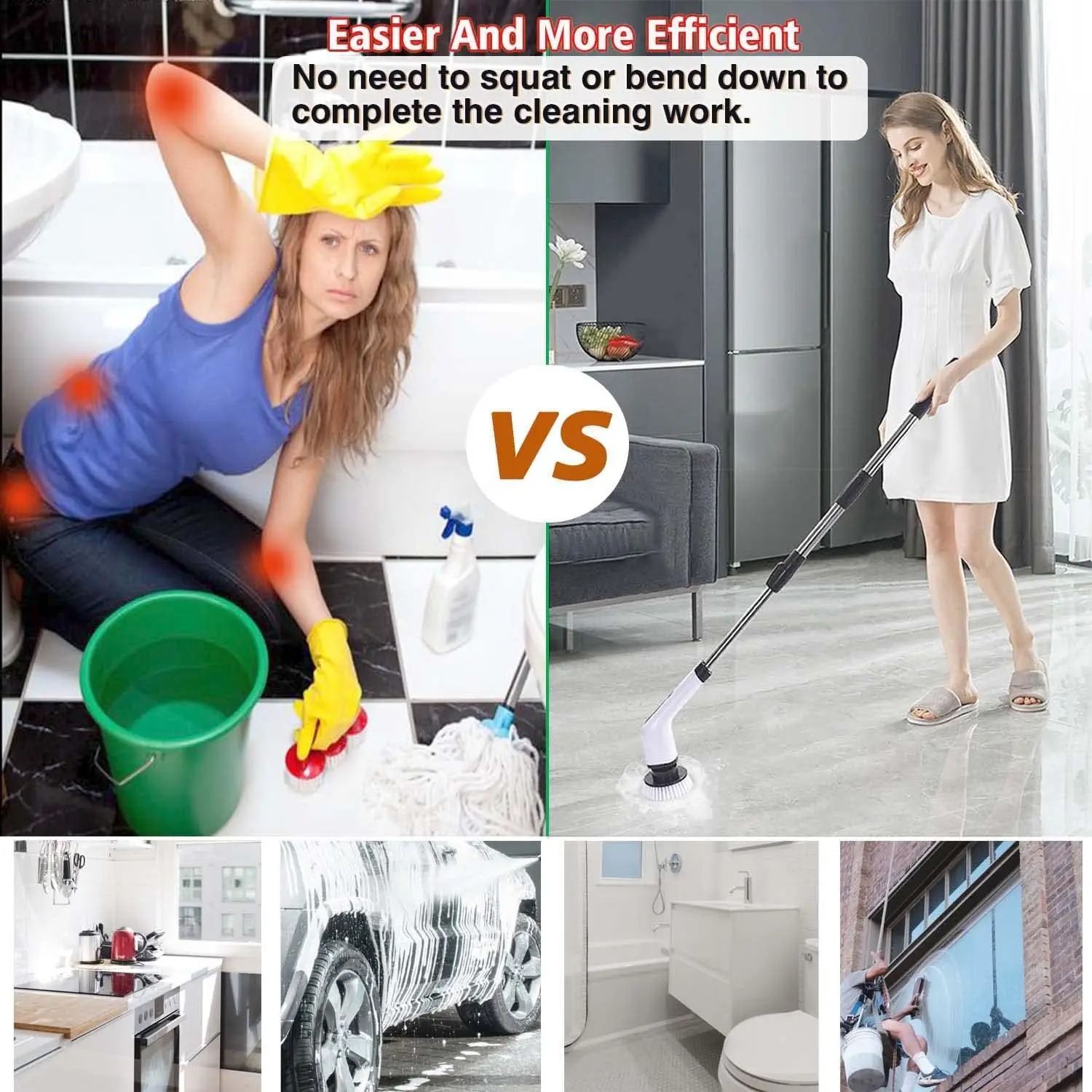 Cordless Electric Spin Scrubbe - Plunger Toilet บทวิจารณ์และราคา