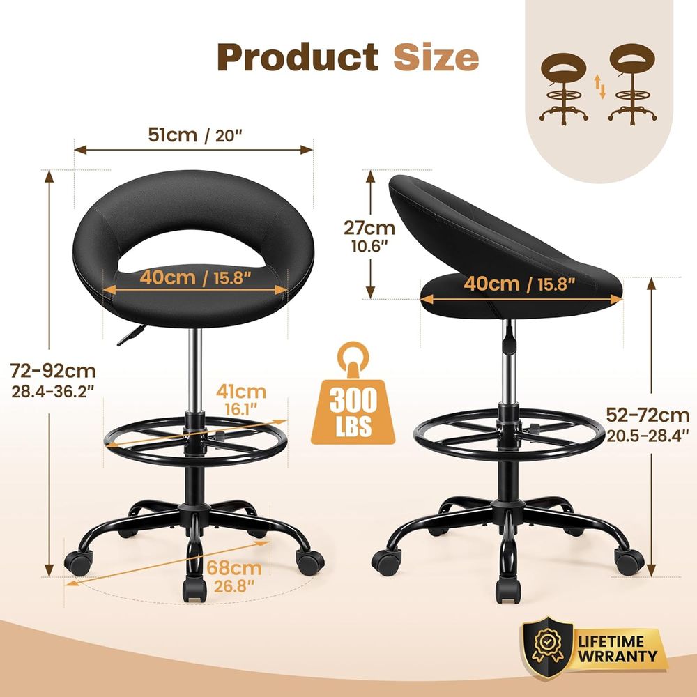 Adjustable Swivel Bar Stools w - Home & Bathroom Building Products Pte Ltd Reviews บทวิจารณ์และราคา