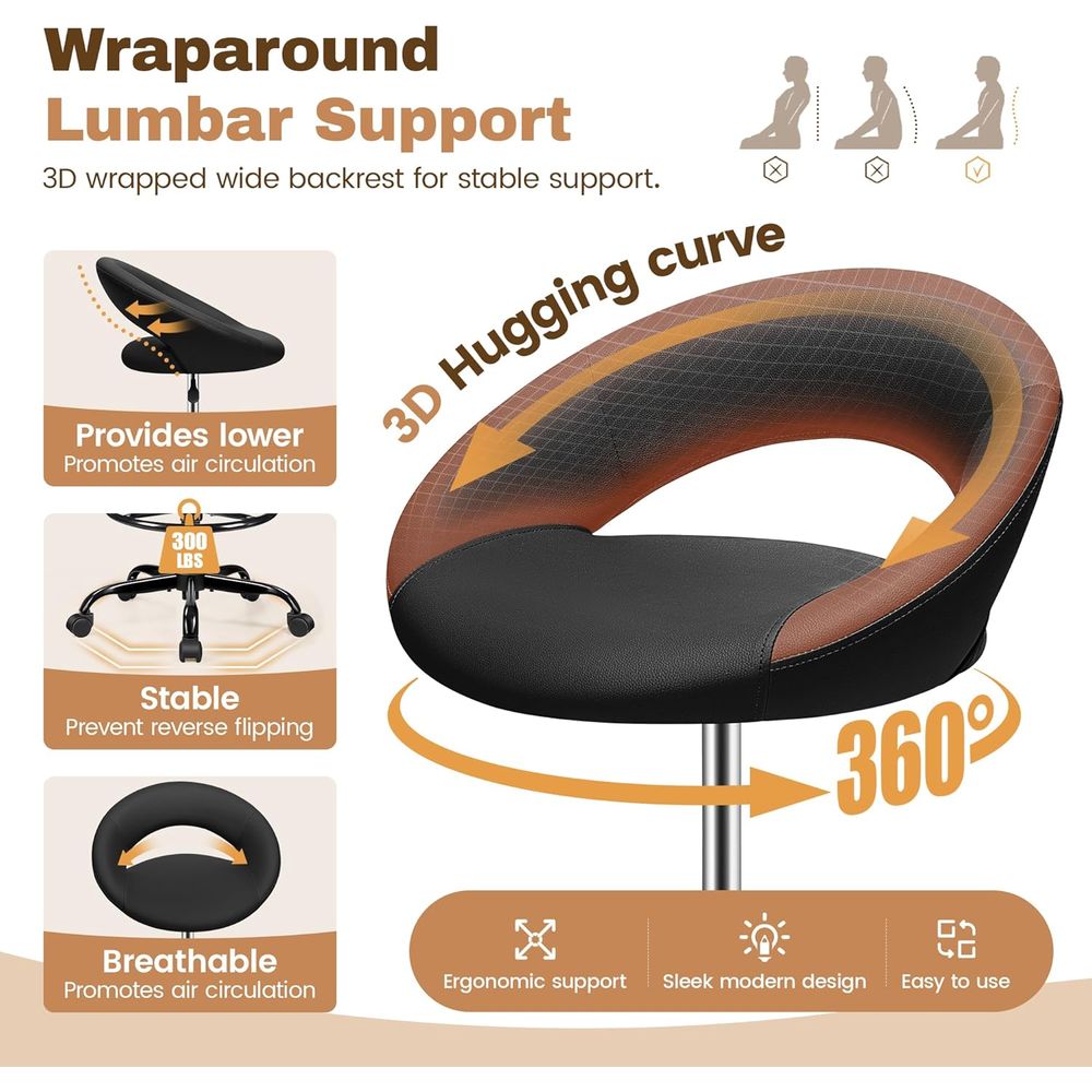 Adjustable Swivel Bar Stools w - Home & Bathroom Building Products Pte Ltd Reviews บทวิจารณ์และราคา