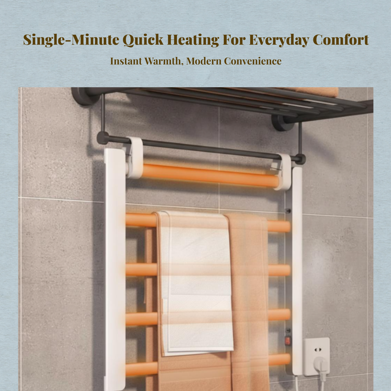 Electric Towel Warmer Aluminum - Towel Warmer Electric บทวิจารณ์และราคา