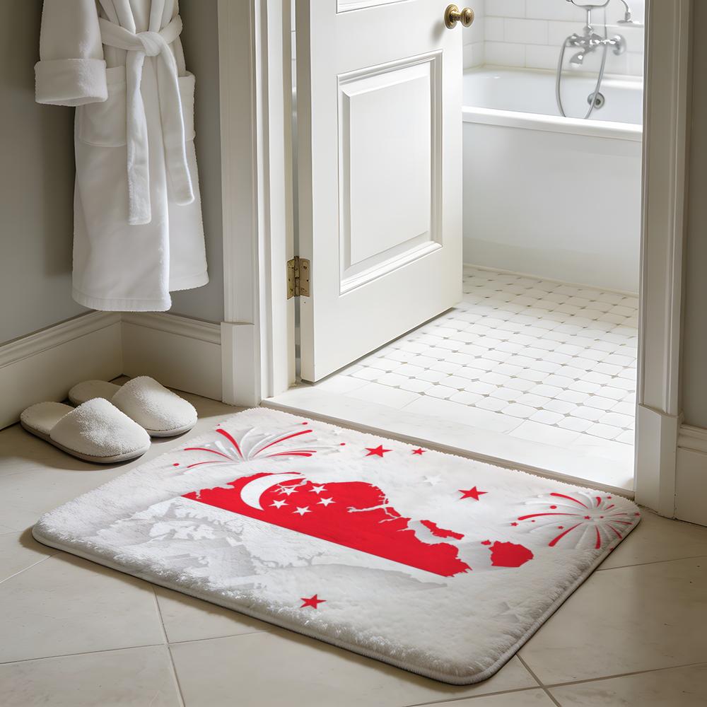 S-Singapore Floor Mat Soft Fla - Home And Bathroom Singapore บทวิจารณ์และราคา