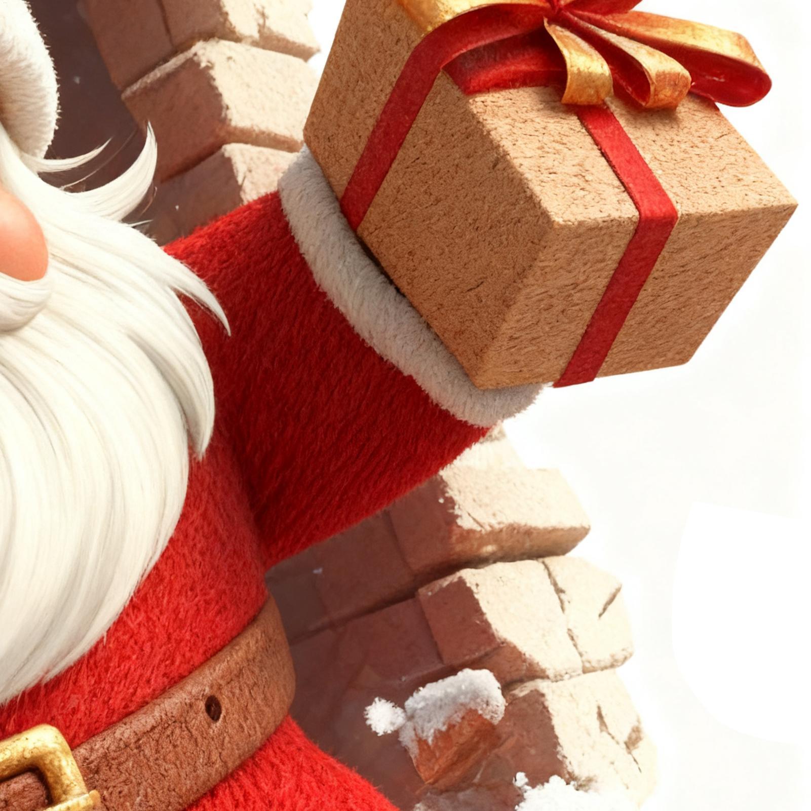 Santa Claus Wall Stickers Chri - Home Bathroom Break บทวิจารณ์และราคา