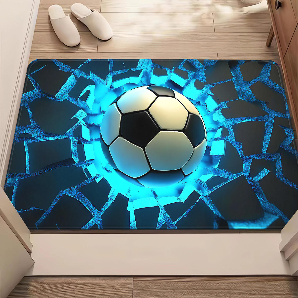 Soccer Ball Breaking Wall Flan - Home Bathroom Break บทวิจารณ์และราคา