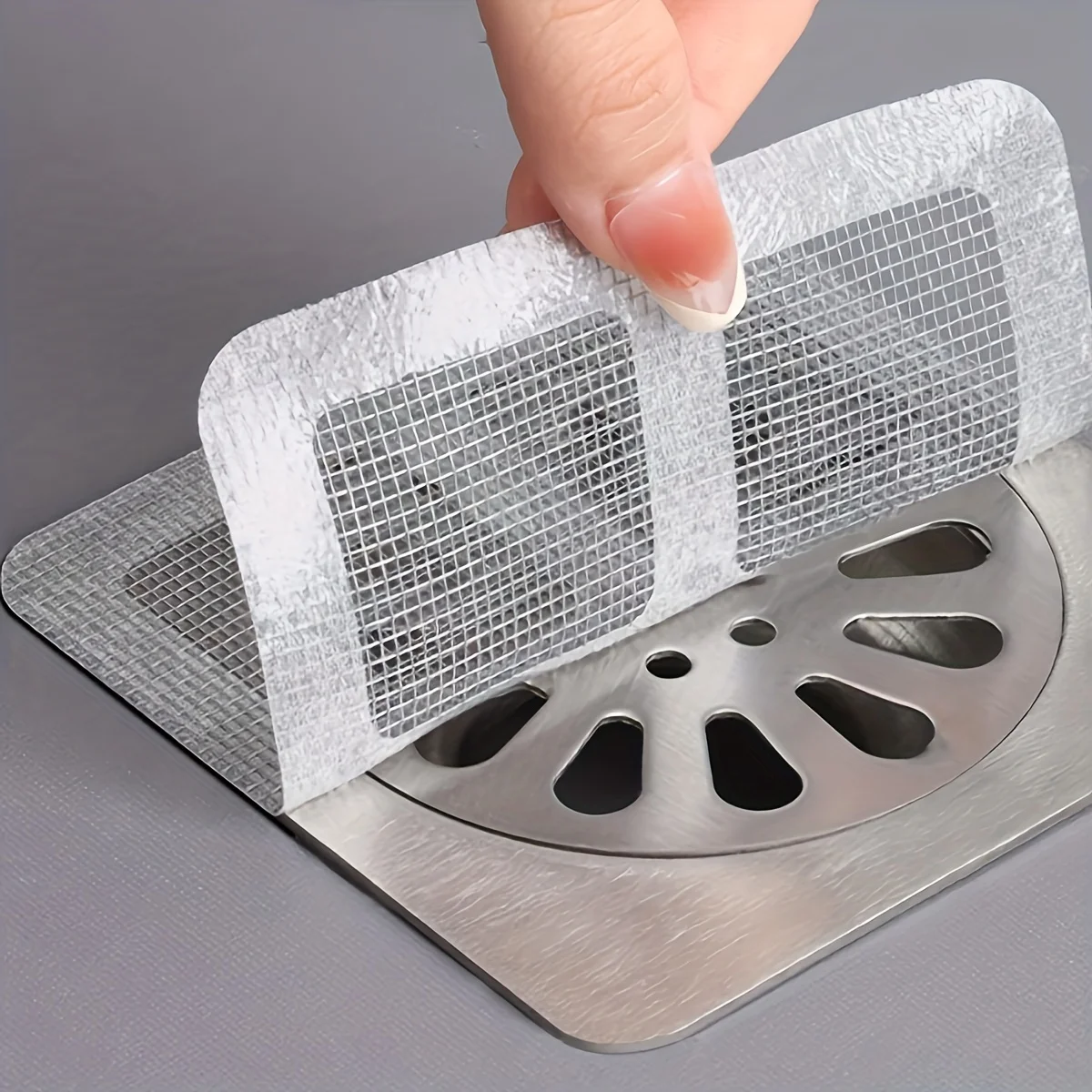 Self Adhesive Drain Filter Net - Drain Hair Catcher บทวิจารณ์และราคา