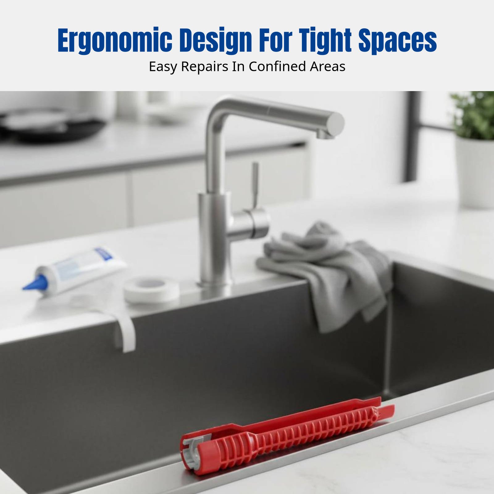 Plumbing Sink Wrench, Multifun - Home Bathroom Sink บทวิจารณ์และราคา