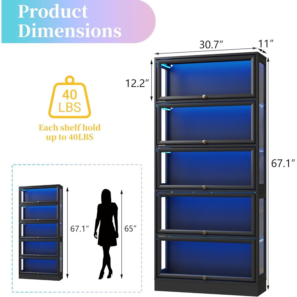5-Tier Acrylic Glass Display C - Home & Bathroom Building Products Pte Ltd Reviews บทวิจารณ์และราคา