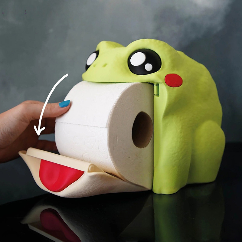 Funny Frog Tissue Box Portable - Home Bathroom Paper Towel Holder บทวิจารณ์และราคา
