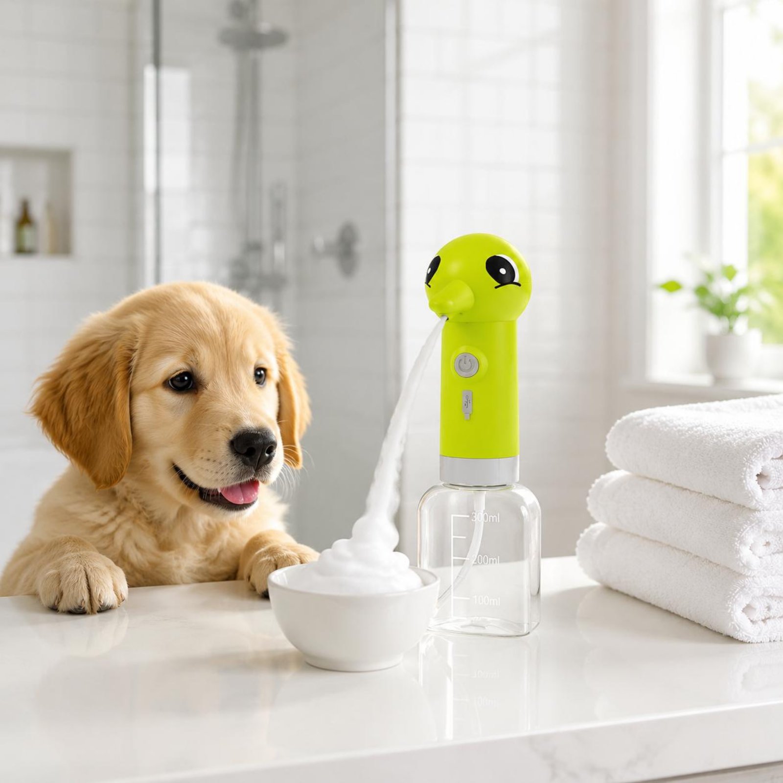 Pet Bath Foam Dispenser Easy t - Home Bath บทวิจารณ์และราคา