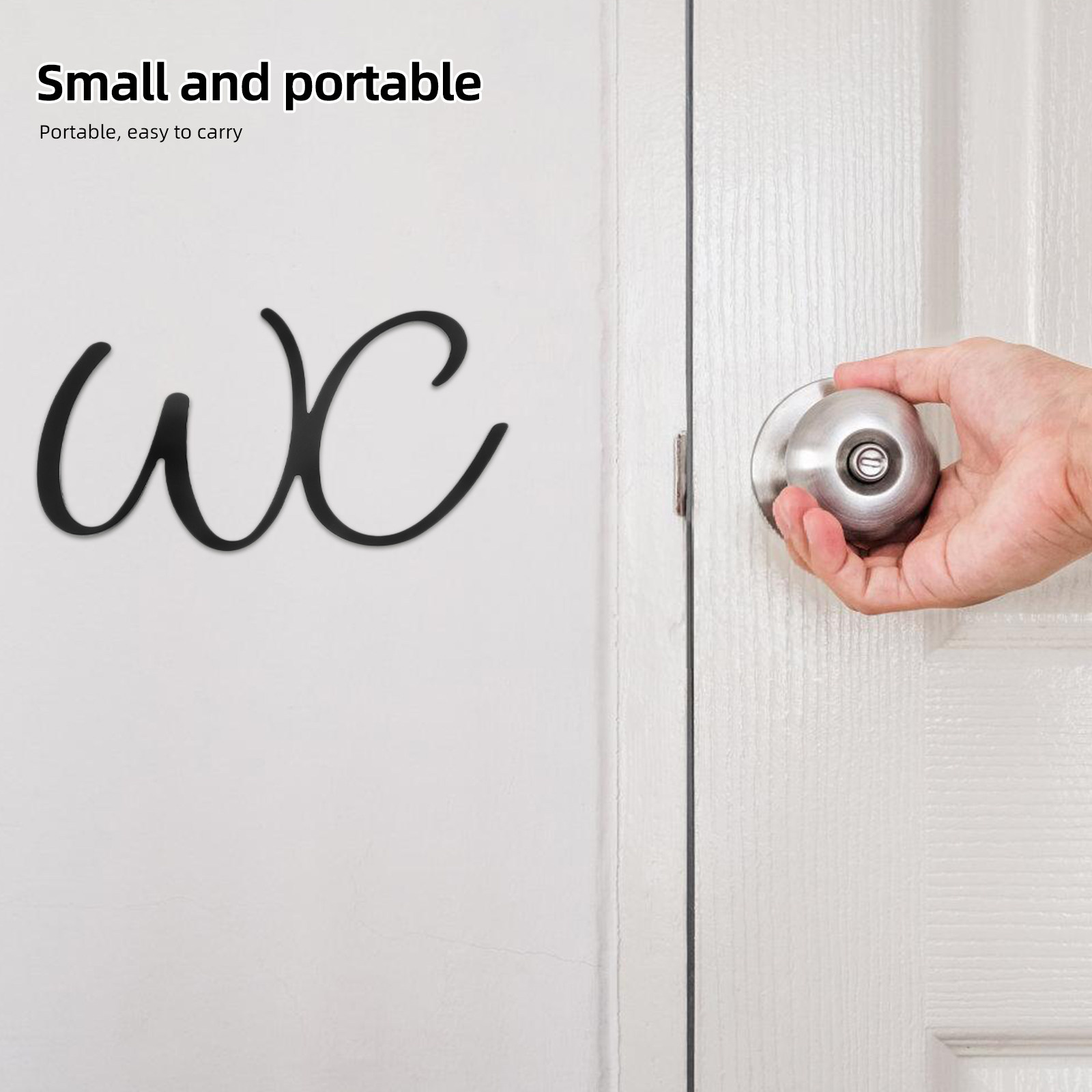 Bathroom Sign Toilet Door Iron - Home Bathroom Signs บทวิจารณ์และราคา
