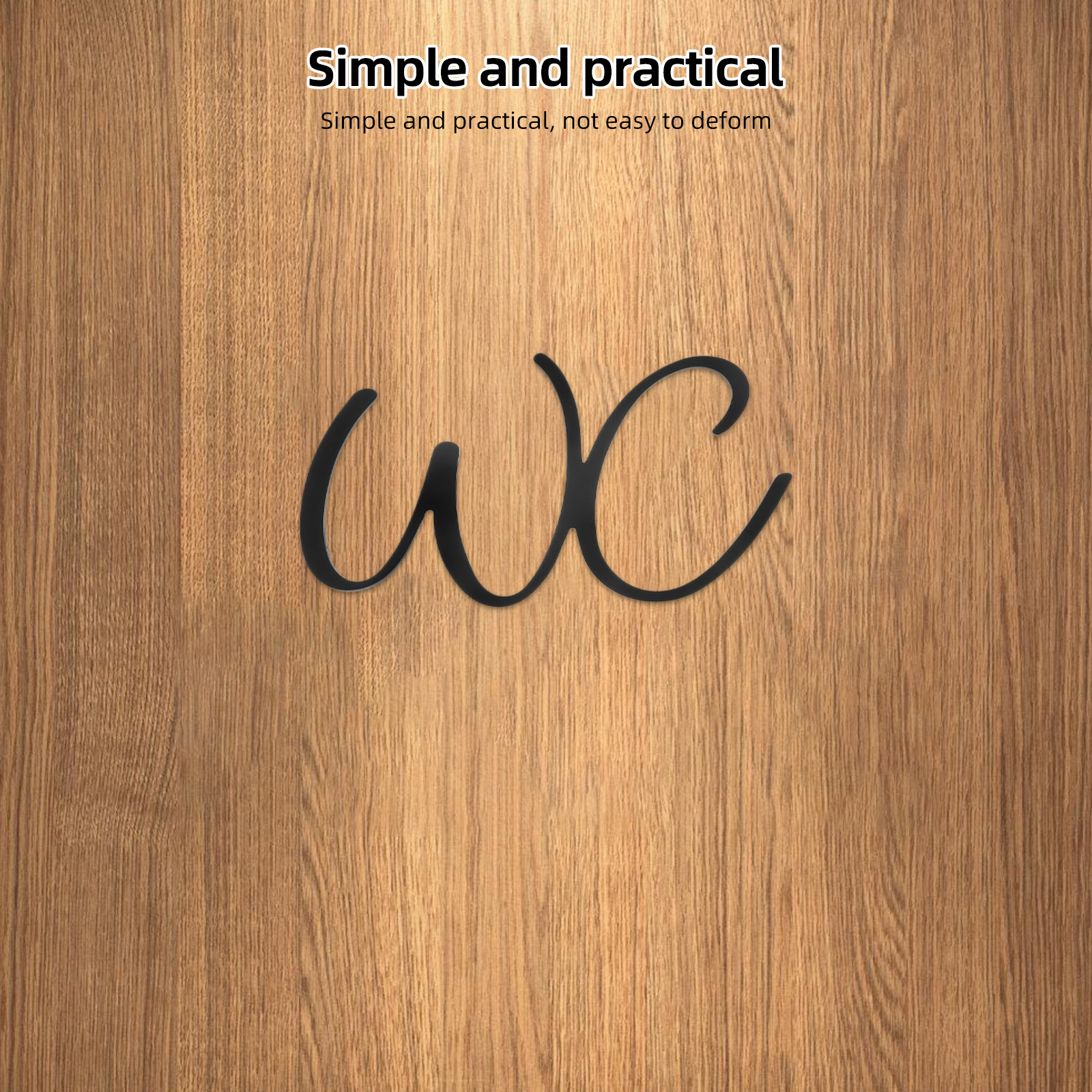 Bathroom Sign Toilet Door Iron - Home Bathroom Signs บทวิจารณ์และราคา