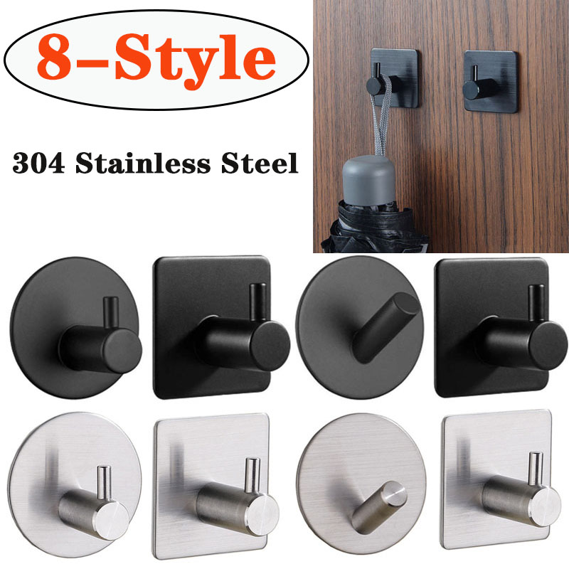 2pcs Self Adhesive Bathroom Ro - Towel Bar Stainless บทวิจารณ์และราคา