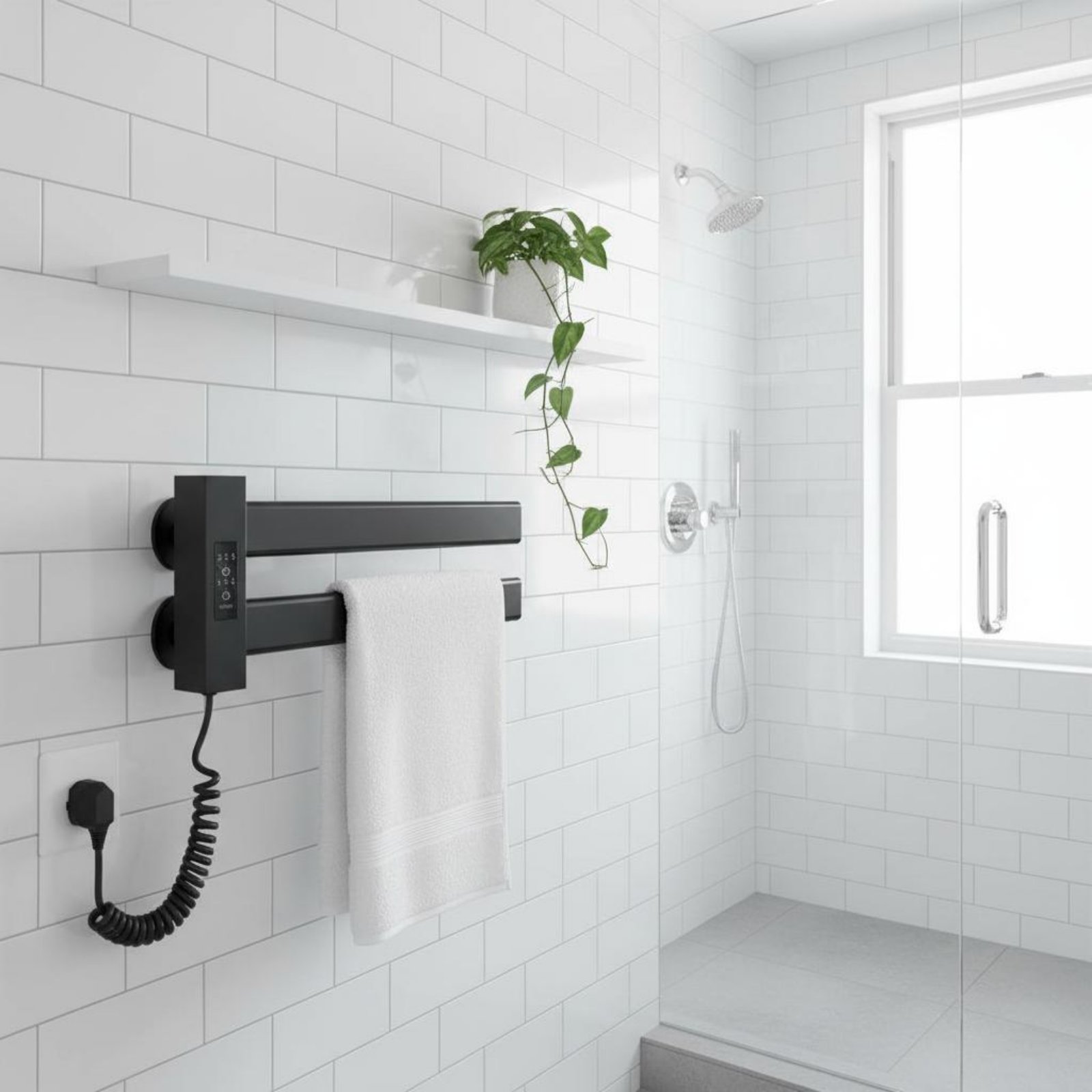 Smart Towel Heating Rack Quick - Towel Warmer Electric บทวิจารณ์และราคา