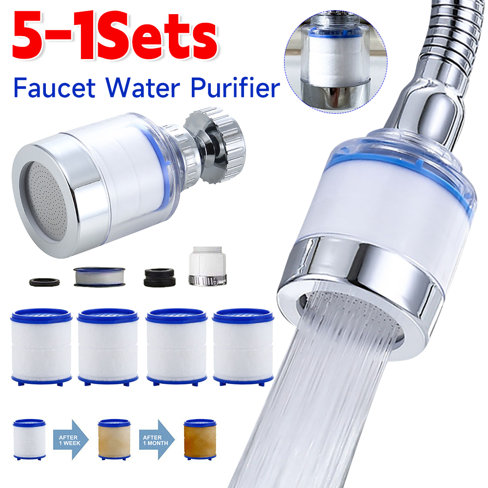 1-5Set Faucet Water Filter Ele - Home Bathroom Water Filter บทวิจารณ์และราคา