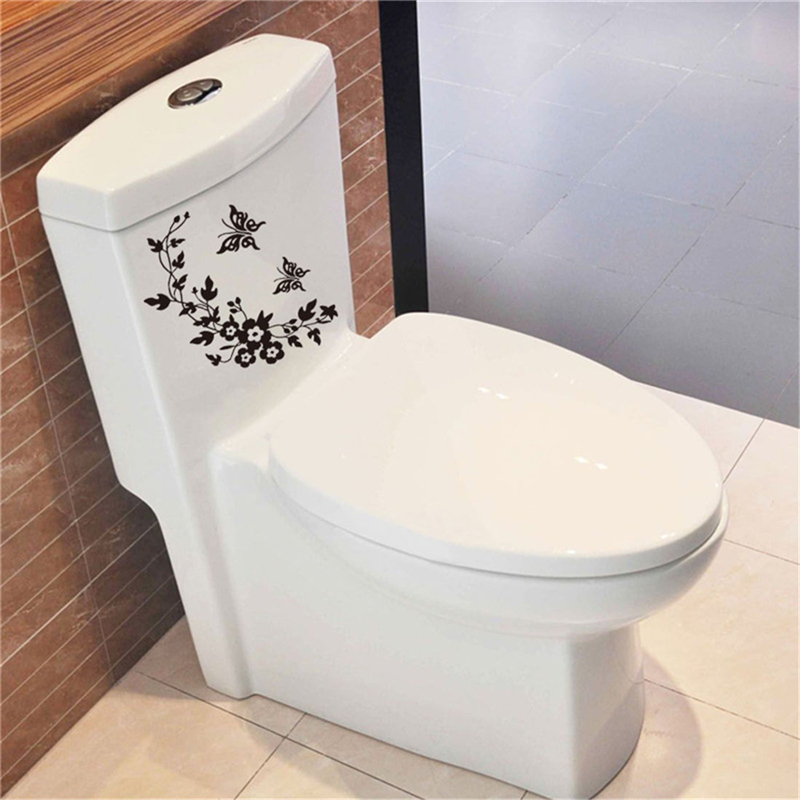 Butterfly Flower Vine Bathroom - Home Bathroom Wallpaper บทวิจารณ์และราคา