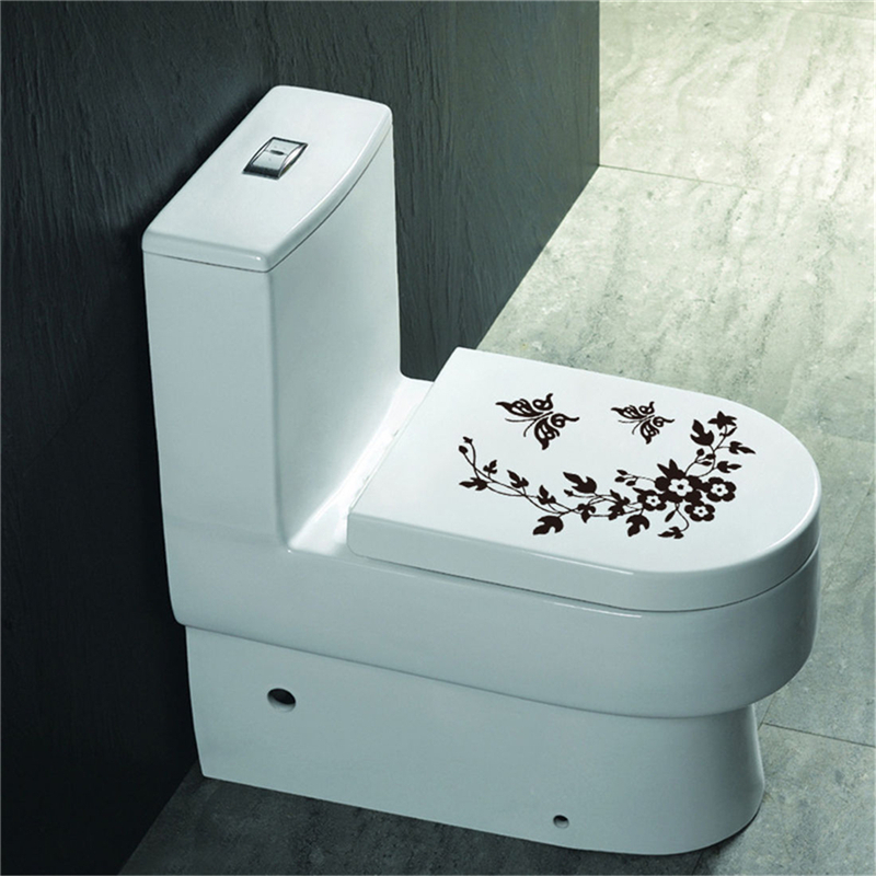 Butterfly Flower Vine Bathroom - Home Bathroom Wallpaper บทวิจารณ์และราคา