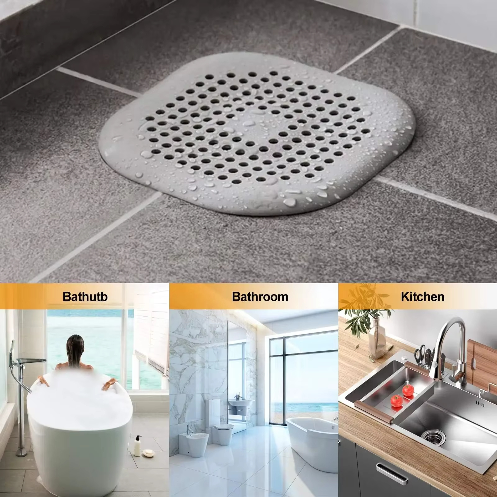 Plug Stopper Kitchen Sewer Sil - Drain Hair Catcher บทวิจารณ์และราคา