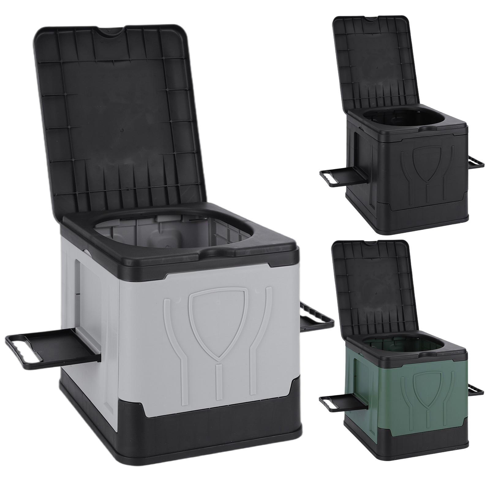 Camping Toilet, Portable Toile - Toilet Paper Holder บทวิจารณ์และราคา