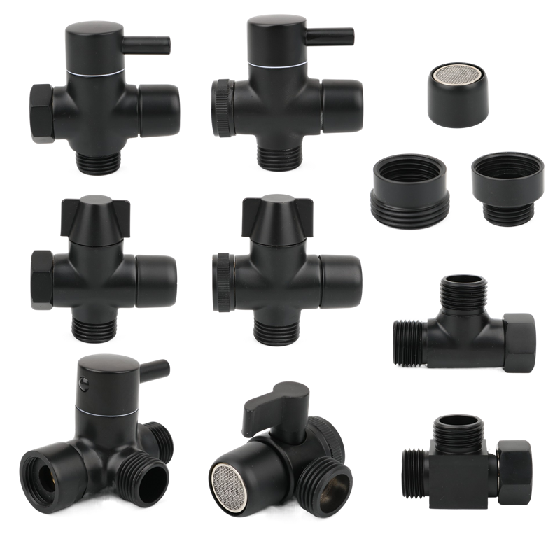 Black Brass Shower Arm Adapter - Home Kitchen Bathroom Marketing บทวิจารณ์และราคา