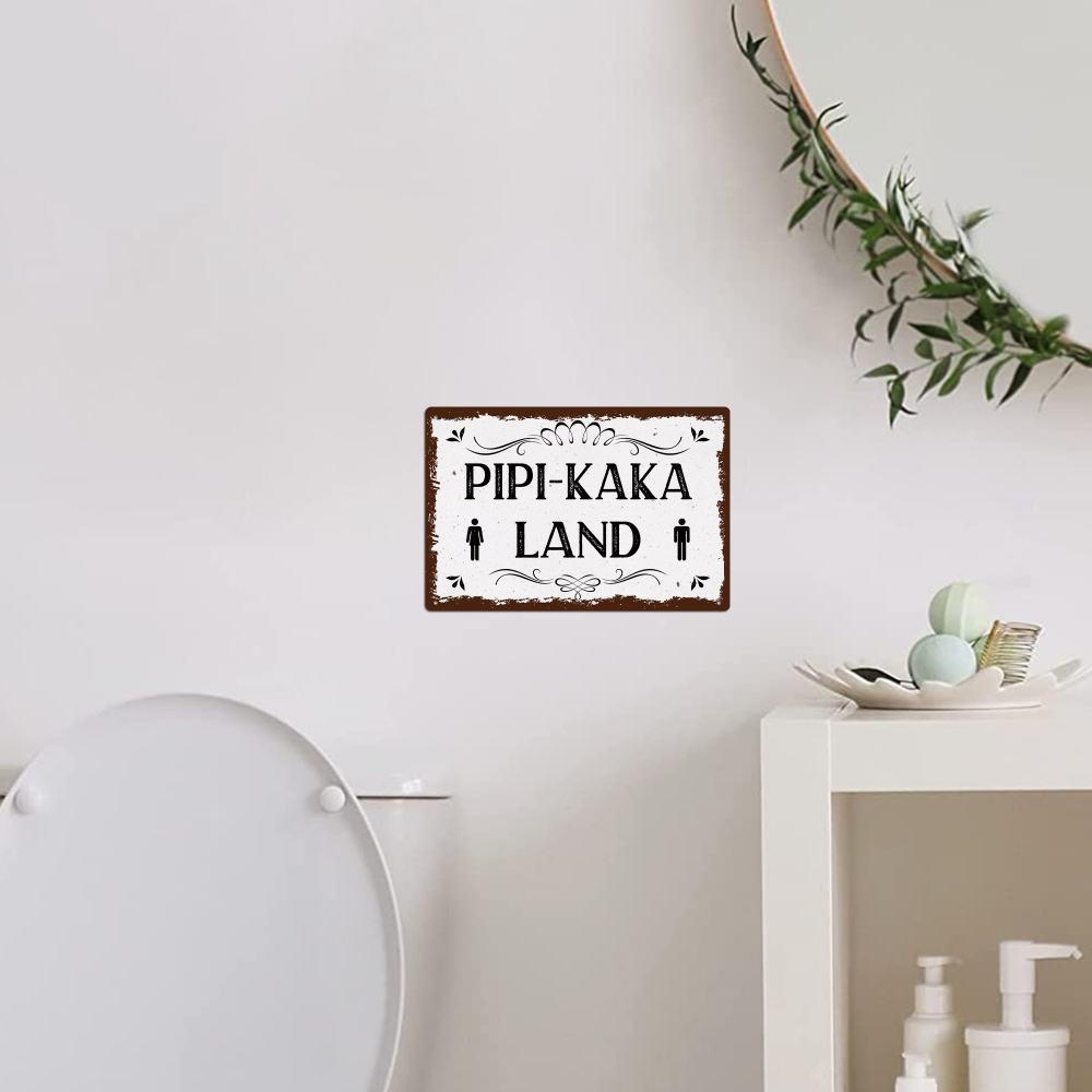 Putuo Decor 1pc Vintage Metal  - Home Bathroom Signs บทวิจารณ์และราคา