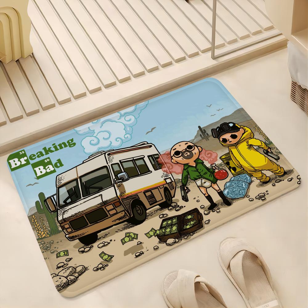Heisenberg Breaking Bad Floor  - Home Bathroom Break บทวิจารณ์และราคา