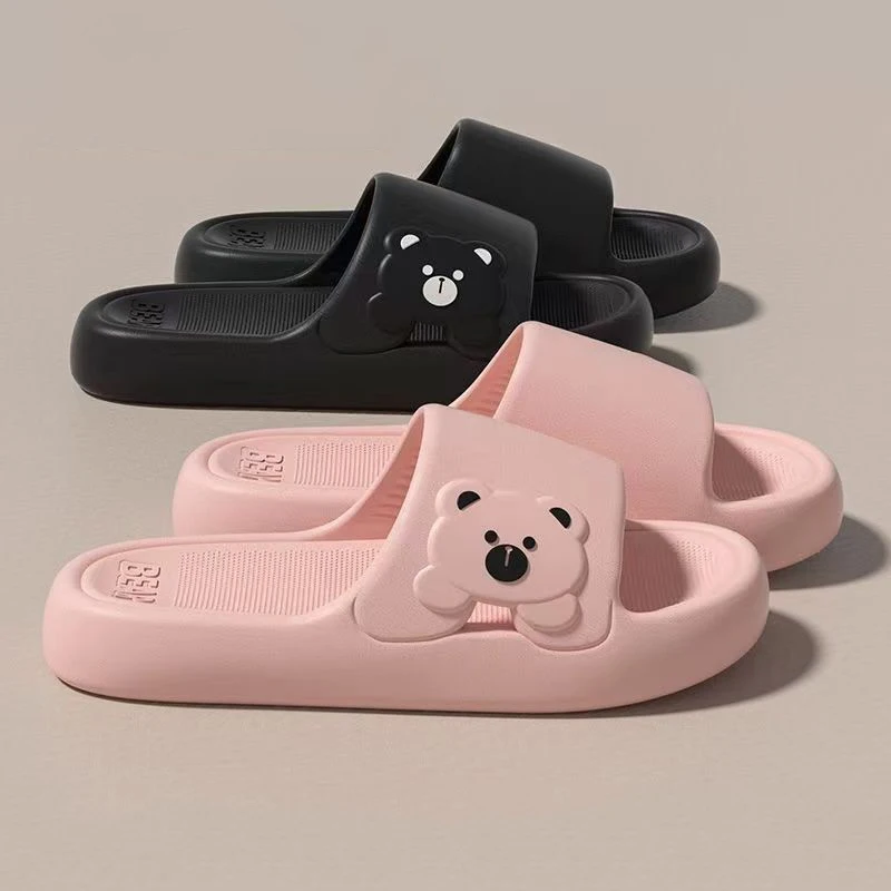 Slippers Bathroom Cartoon Bear - Home Bath บทวิจารณ์และราคา