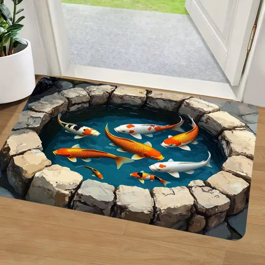Welcome Mat 2D Shark Breaking  - Home Bathroom Break บทวิจารณ์และราคา