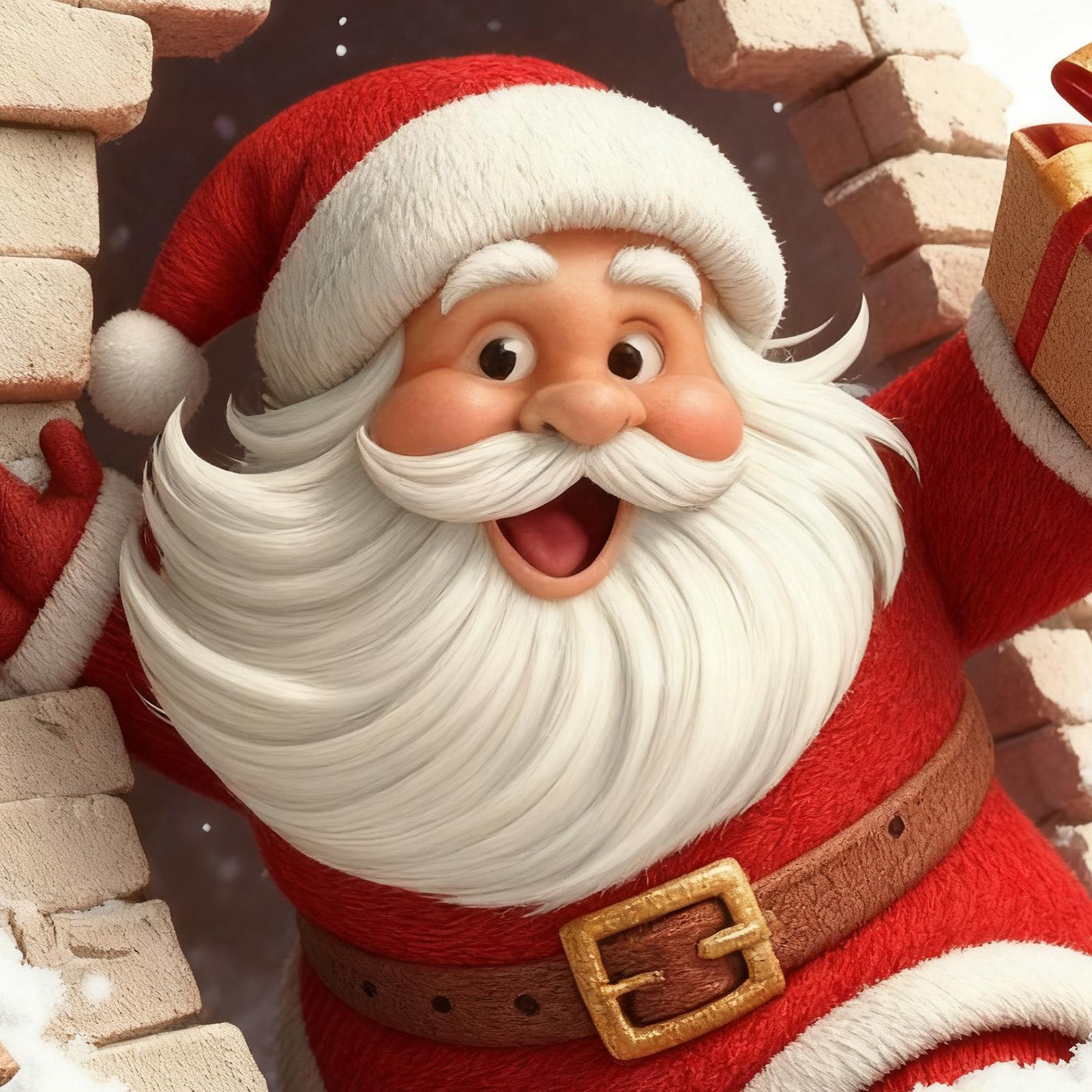 Wall Stickers Christmas Santa  - Home Bathroom Break บทวิจารณ์และราคา