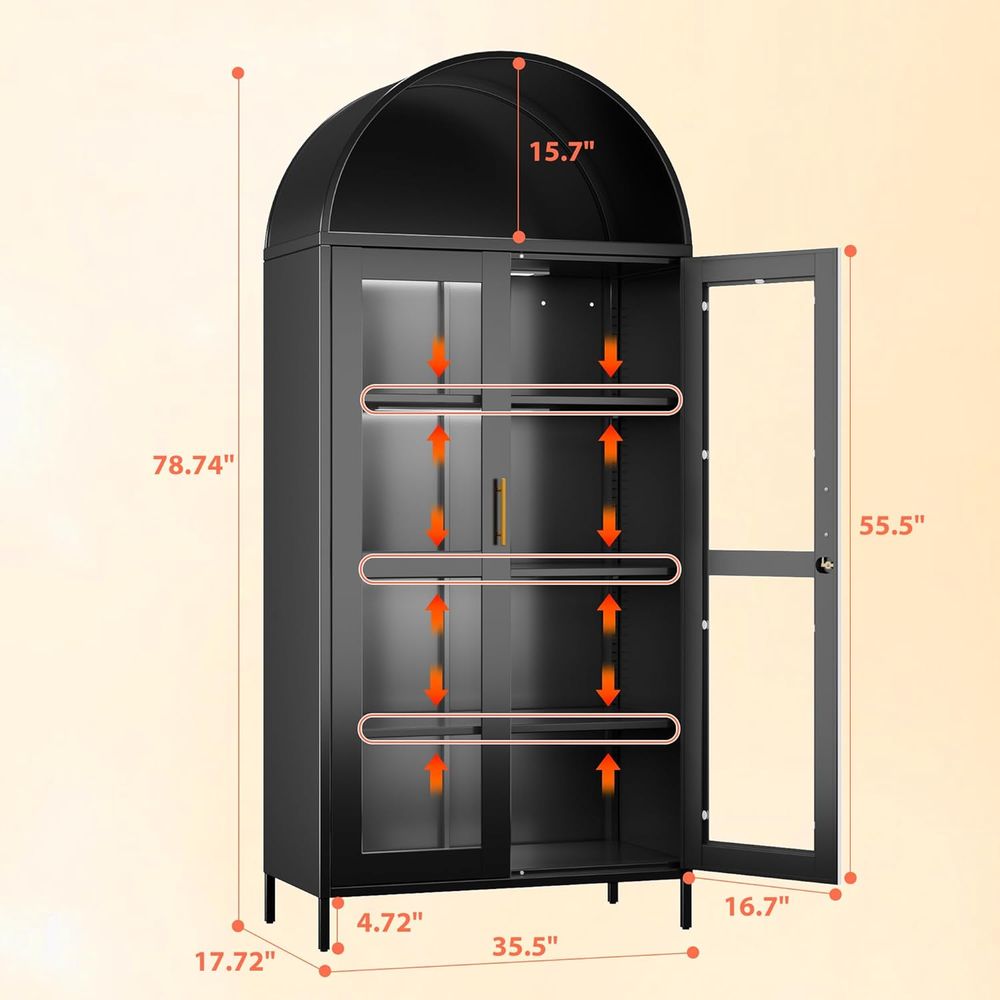 78.74 Tall Metal Arched Cabine - Home & Bathroom Building Products Pte Ltd Reviews บทวิจารณ์และราคา