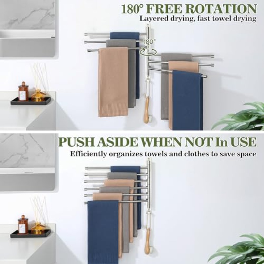 Swivel Towel Rack, SUS304 Stai - Towel Bar Stainless บทวิจารณ์และราคา