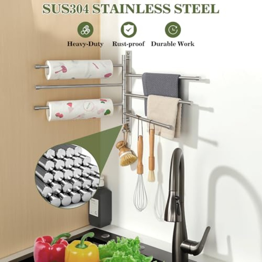 Swivel Towel Rack, SUS304 Stai - Towel Bar Stainless บทวิจารณ์และราคา