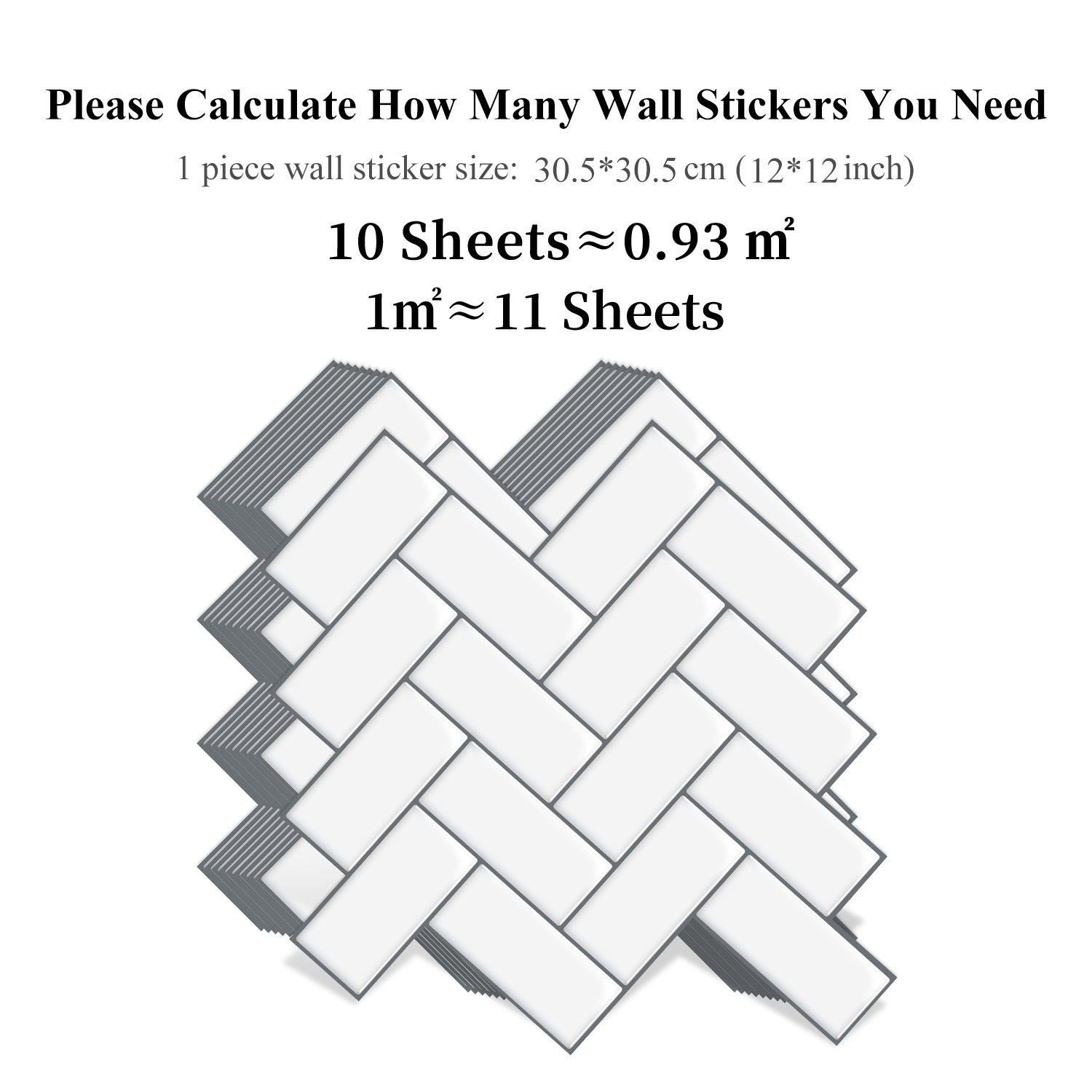 10 Sheets Peel And Stick Backs - Home Bathroom Wallpaper บทวิจารณ์และราคา