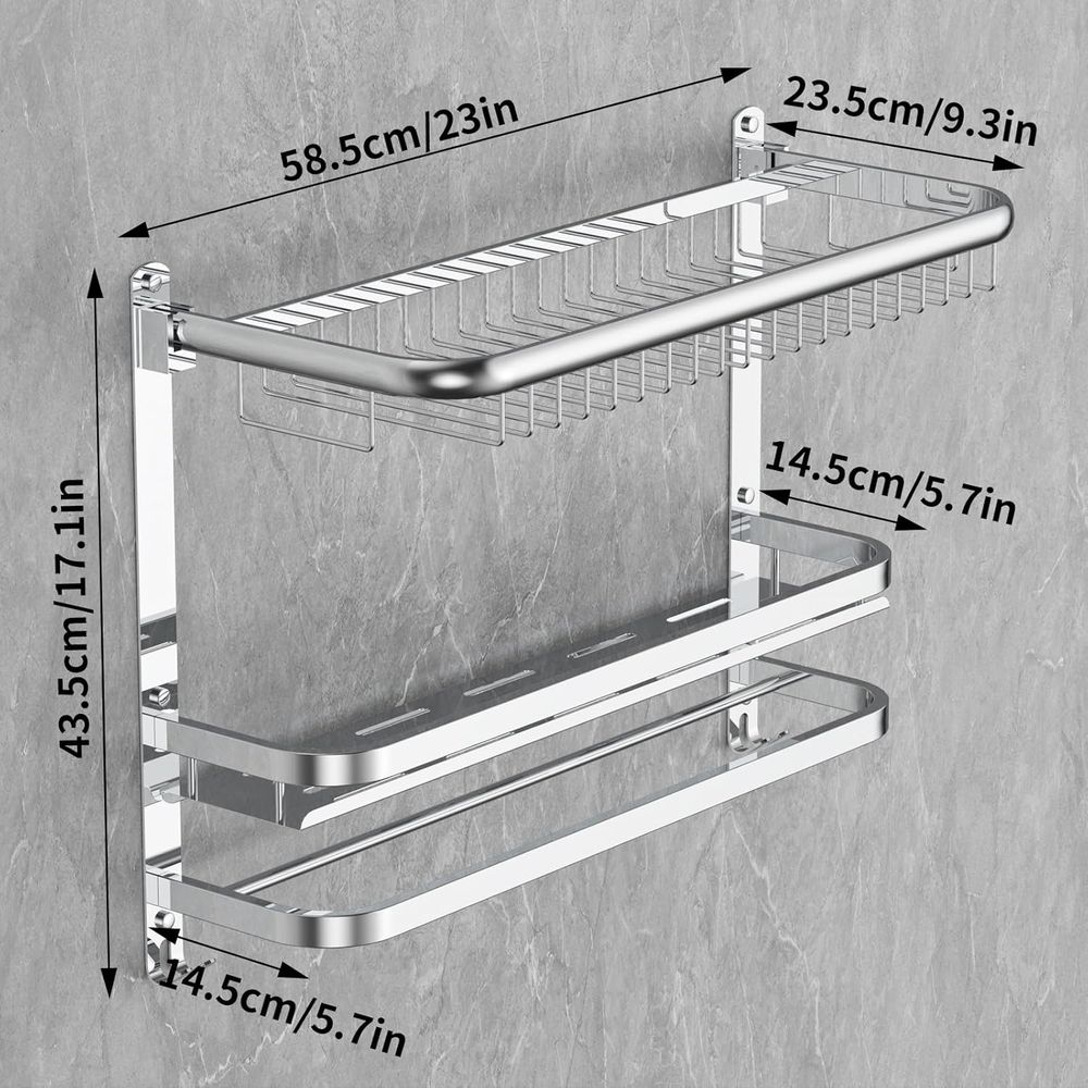 23.22 Inch Wall-Mounted Stainl - Towel Bar Stainless บทวิจารณ์และราคา