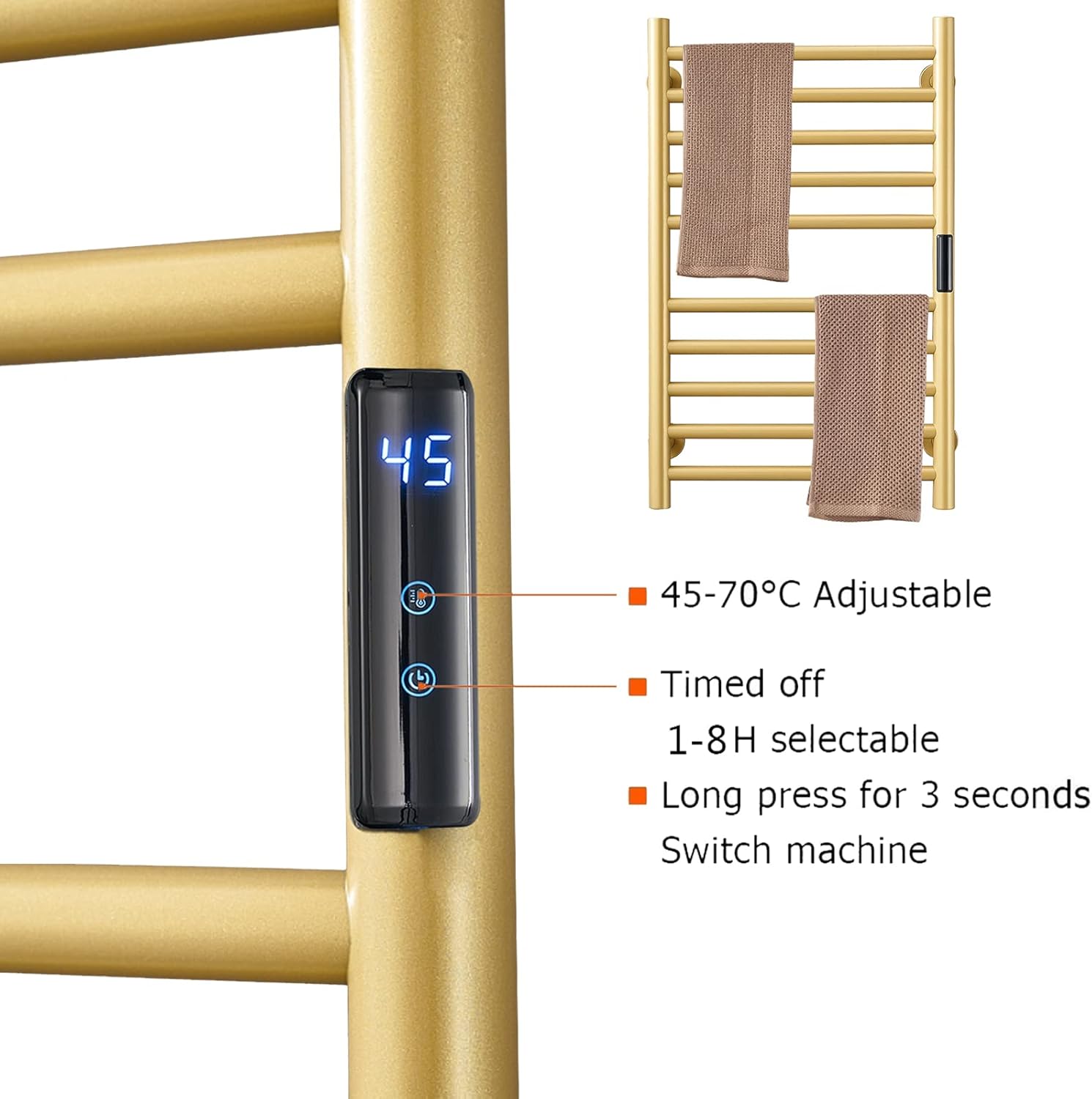 Electric Towel Warmer Rack 10  - Towel Warmer Electric บทวิจารณ์และราคา