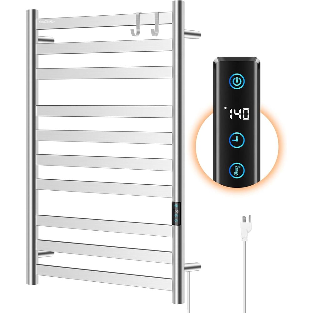 10-Bar Electric Wall-Mounted T - Towel Warmer Electric บทวิจารณ์และราคา