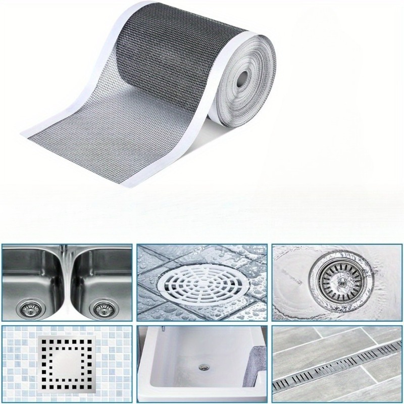 Self-Adhesive Floor Drain Stic - Drain Hair Catcher บทวิจารณ์และราคา