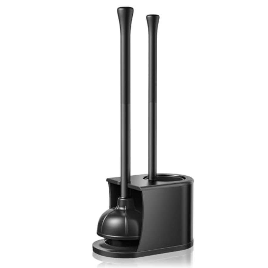 Toilet Plunger and Brush Set:  - Plunger Toilet บทวิจารณ์และราคา