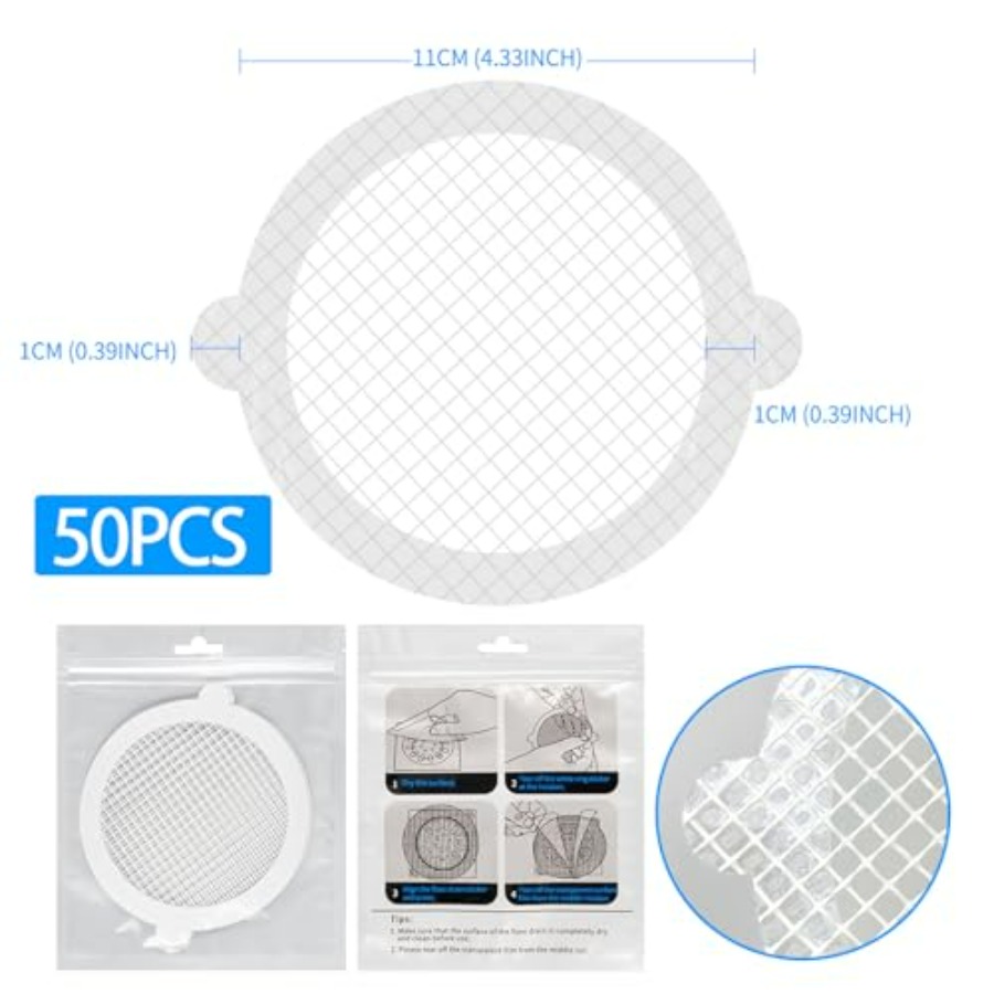 50pcs Disposable Shower Drain  - Drain Hair Catcher บทวิจารณ์และราคา