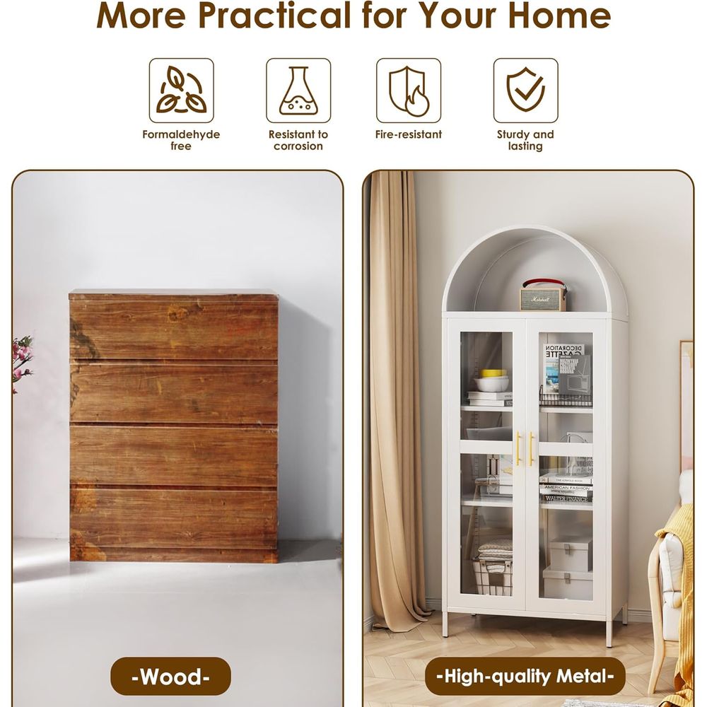 73 High White Arched Glass Doo - Home & Bathroom Building Products Pte Ltd Reviews บทวิจารณ์และราคา